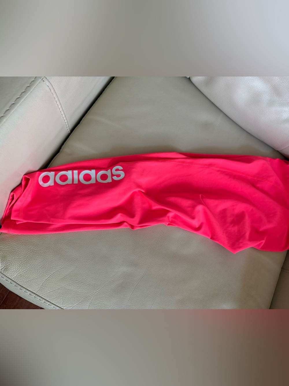 Hot pink adidas leggings xl